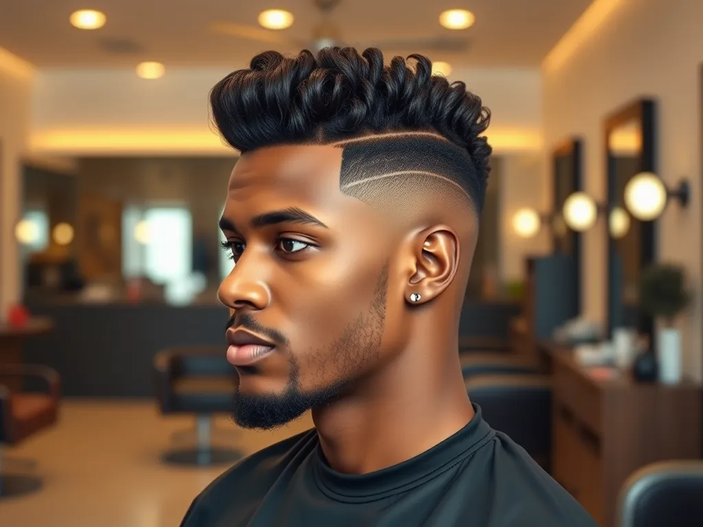 Stylish High Taper Fade for Black Males: Top Looks 2023